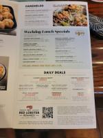 Red Lobster menu