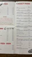 College Pizza menu