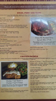 Farnesi's Steakhouse menu