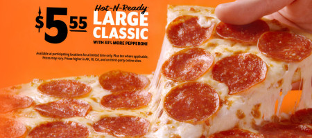 Little Caesars Pizza food