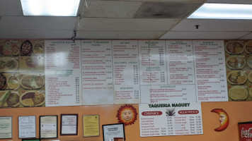 Taqueria Maguey menu