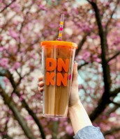 Dunkin' outside