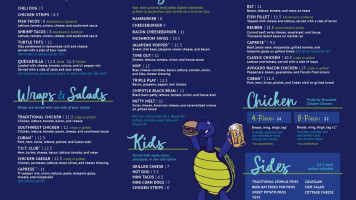 Timeout Tavern menu