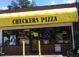 Checkers Pizza food