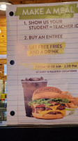 Burgerfi menu