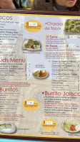 Taqueria Arandas menu