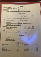 La Hacienda 21 menu