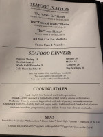 Tropical Trader Shrimp Co. menu