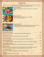 La Casita Snack menu