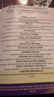 Tuscan Blu Italian menu