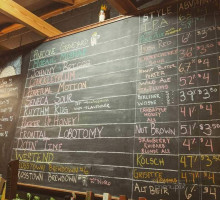 Dialectic Brewing menu