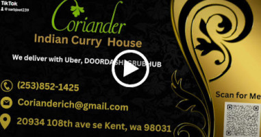 Coriander Indian Curry House food