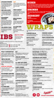 Sammy's Tap Grill menu