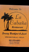 La Cabana food