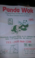 Panda Wok menu