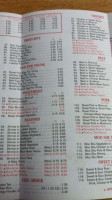 Golden Dragon menu