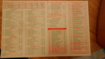 Handy Kitchen Chinese menu