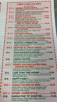 Handy Kitchen Chinese menu