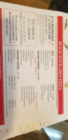 Pompieri Pizza menu