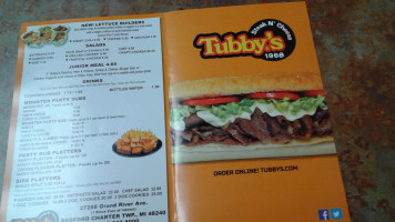 Tubby's Sub Shop food