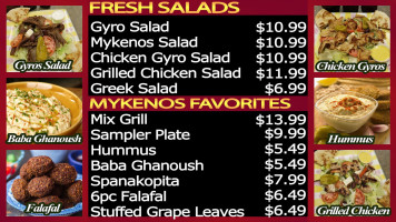 Mykenos Mediterranean Grill food