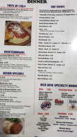 Fredonia Family menu