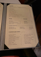 Bin 54 Steak Cellar menu