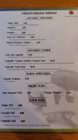 Sushi-thai Cary menu