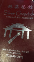 Silver Chopsticks Chinese Phở inside