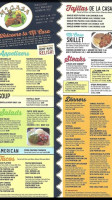 Mi Casa Mexican menu