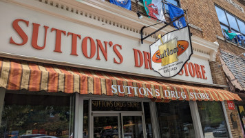 Sutton's Drug Store outside