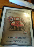 Bad Brad's -b-q outside