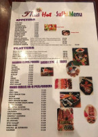 Thai Hot menu