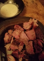 The Woodshed Steakhouse food