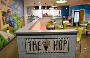 The Hop Ice Cream Cafe inside