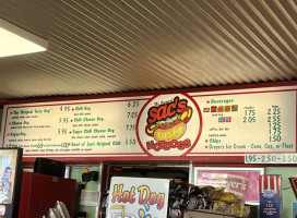 Sac's Tasty Hot Dogs food