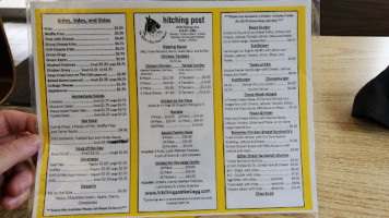 Hitching Post Kellogg World's Best Fried Chicken In Cinc menu