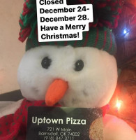 Uptown Pizza food