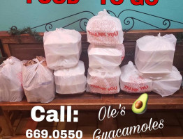 Ole's Guacamoles food