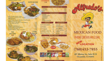 Alfredo's Mexican Food food