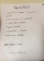 Farmers Inn menu