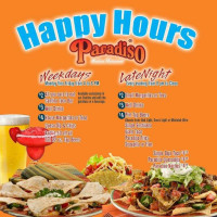 Paradiso Mexican food