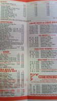 Empire Authentic Chinese menu