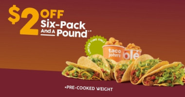 Taco John's food