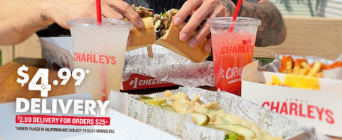 Charleys Cheesesteaks food