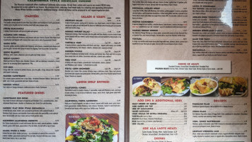 Cafe Capistrano Mexican menu