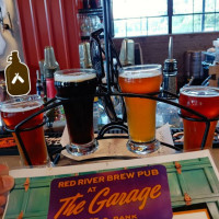 Red River Brewpub The Garage food