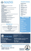 Riverdog Tavern menu