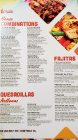 Dos Amigos menu