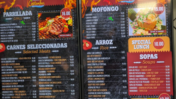 Parrillada Costambar Restaurant menu